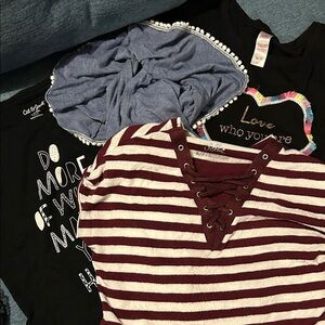 Girls size 6/7 shirt bundle